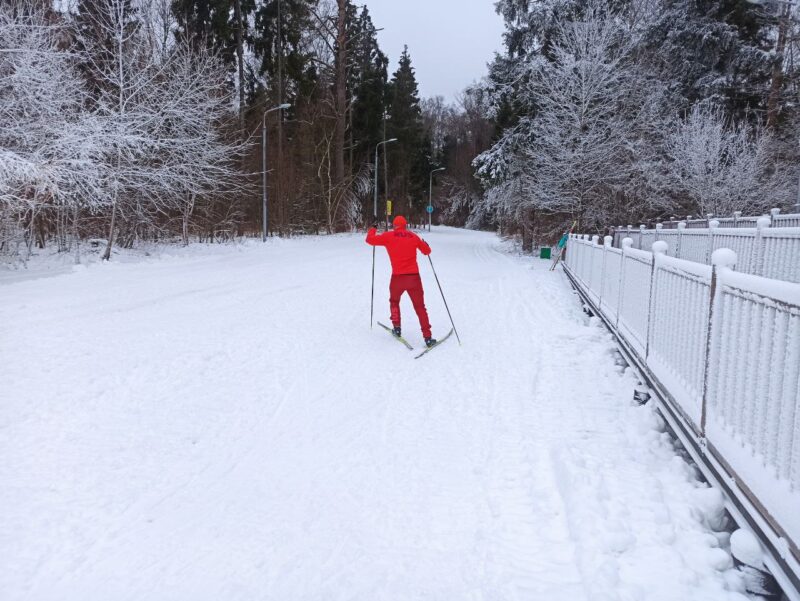 Трасса лыжероллерная Зеленоград Савелки, состояние на 16 декабря 2025 по отзыву, фото 2. 